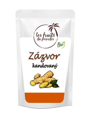 [153-1] Kandizovaný zázvor BIO 500 g LES FRUITS DU PARADIS