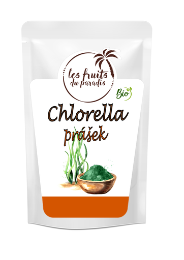 [493-1] Chlorella prášok BIO 500 g LES FRUITS DU PARADIS