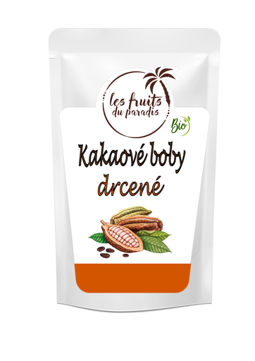 [076-1] Kakaové bôby drvené RAW BIO 150 g LES FRUITS DU PARADIS