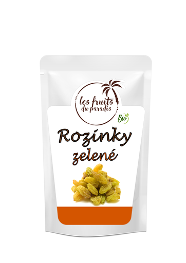 [166-1] Hrozienka zelené Bio 1 kg LES FRUITS DU PARADIS