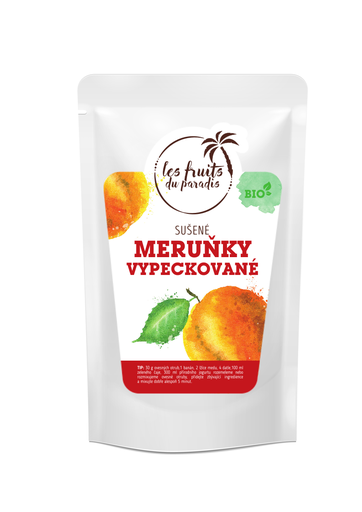 [025-1] Sušené marhule bez kôstky Bio 200 g LES FRUITS DU PARADIS