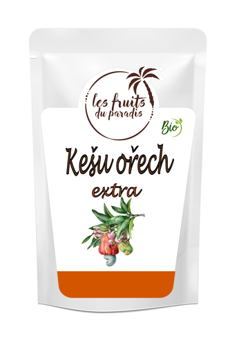 [040-1] Kešu orechy W240 EXTRA BIO 500 g LES FRUITS DU PARADIS