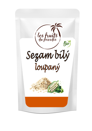 [114-1] Sezam biely lúpaný BIO 1 kg LES FRUITS DU PARADIS