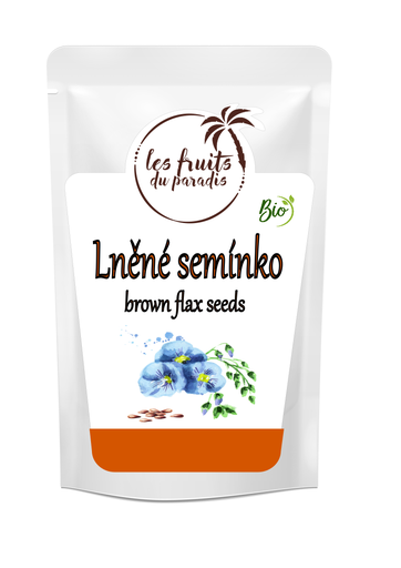 [589-1] Hnedé ľanové semienko BIO 500 g LES FRUITS DU PARADIS