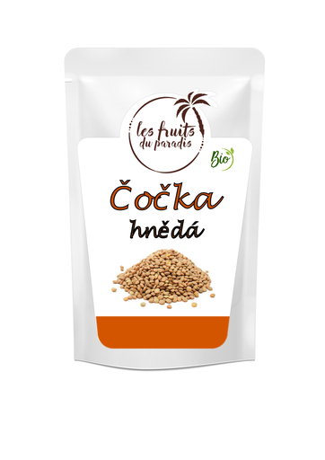 [137-1] Šošovica červená nelúpaná BIO 1 kg LES FRUITS DU PARADIS