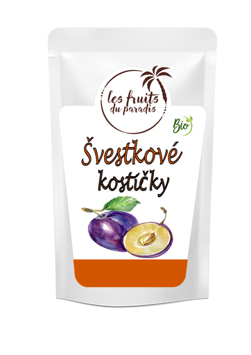 [098-1] Slivkové kocky BIO 200 g LES FRUITS DU PARADIS