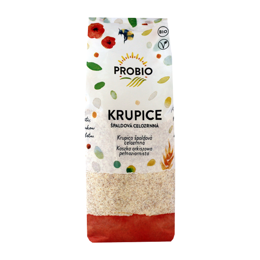 [P770] Celozrnná špaldová krupica BIO 400 g PROBIO