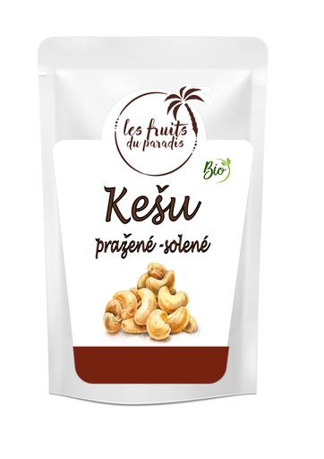 [869-1] Kešu oriešky pražené solené BIO 1 kg LES FRUITS DU PARADIS