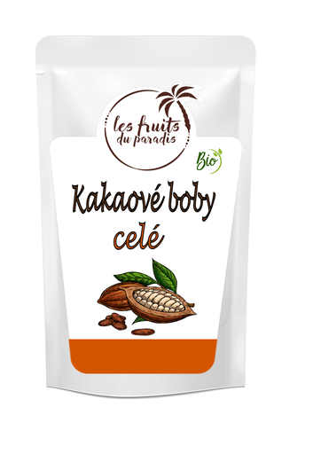 [838-1] Kakaové boby celé RAW BIO 200 g LES FRUITS DU PARADIS