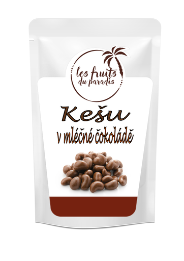 [947-1] Kešu v mliečnej čokoláde 500 g LES FRUITS DU PARADIS