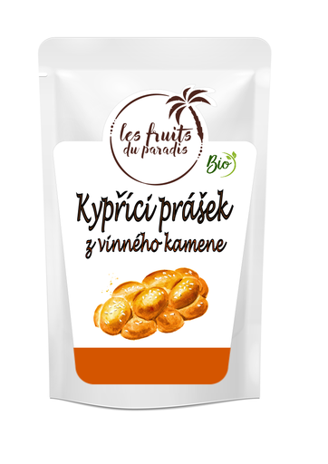 [454-1] Kypriaci prášok z vínneho kameňa BIO 500 g LES FRUITS DU PARADIS