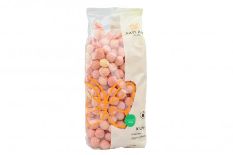 [98263] Kukuričné chrumky jogurtovo-jahodové 140 g NATURAL JIHLAVA