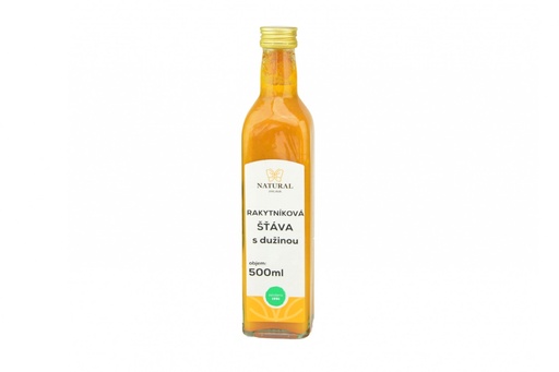 [00241] Rakytníková šťava s dužinou 500ml NATURAL JIHLAVA