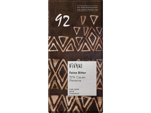 [SMART4230] BIO horká čokoláda 92% 80g , VIVANI 80 g VIVANI