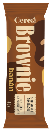 [C016] Brownie tyčinka banánová bezlepková 40 g CEREA