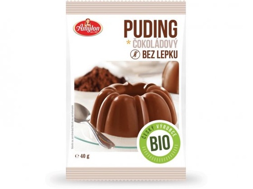 [11931] PUDING  ČOKOLÁDOVÝ BEZLEPKOVÝ BIO 40 g AMYLON
