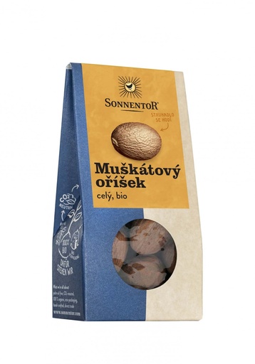 [12852] Muškátový oriešok celý BIO 25 g SONNENTOR