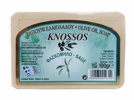 [KN98146] Olivové mydlo šalvejové 280 g KNOSSOS