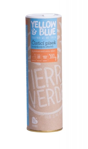 [ECOYAB017] Yellow&Blue Čistící písek (500 g) - s pomerančem