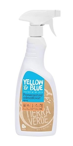 [ECOYAB053] Yellow&Blue Pomerančový odmašťovač (sprej 750 ml) - praktický univerzální čistič