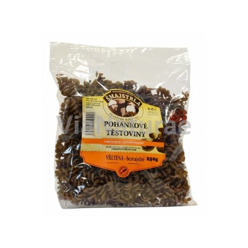 [S00528] Pohánkové cestoviny - vlnky 250g, ŠMAJSTRLA 250 g ŠMAJSTRLA