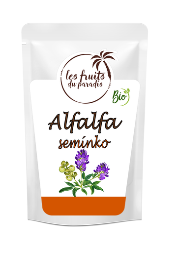 [468-1] Alfalfa semienka Bio 500 g LES FRUITS DU PARADIS