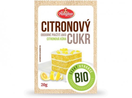 [A18170] Citrónový cukor BIO 20 g AMYLON