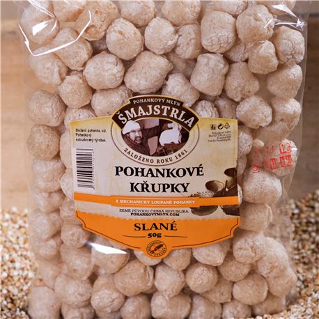 [S01068] Pohankové chrumky - slané 50 g ŠMAJSTRLA