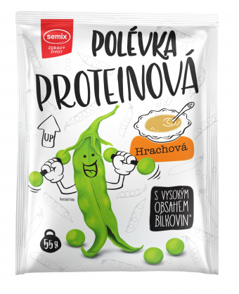 [SEM14556] Proteínová hrachová polievka 55 g SEMIX