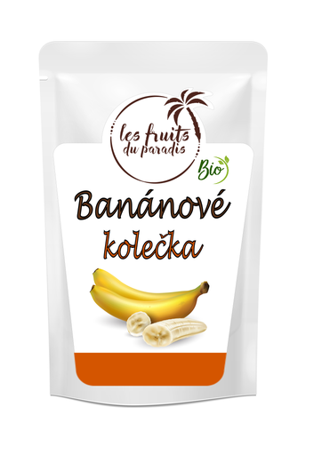 [559-1] Banánové kolieska RAW BIO 1 kg LES FRUITS DU PARADIS