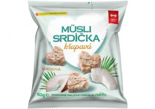 [SEM11546] Musli srdíčka křupavá kokosová 50g , Semix 50 g SEMIX