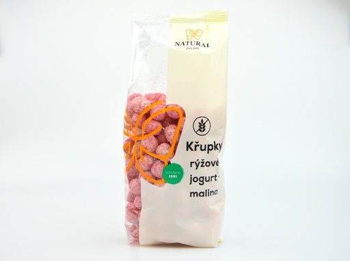 [NJ982631] Chrunky ryžové jogurtovo-malinové 140 g NATURAL JIHLAVA