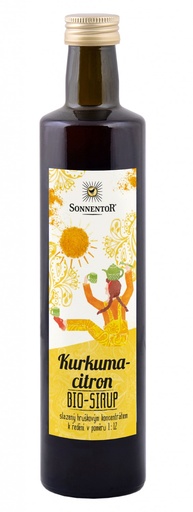 [SON98245] Kurkuma-citrónový sirup ovocný nápoj koncentrát BIO 500ml SONNENTOR