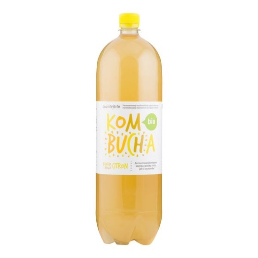 [VP98240] Kombucha bancha s příchutí citron 0,5 l BIO, COUNTRY LIFE