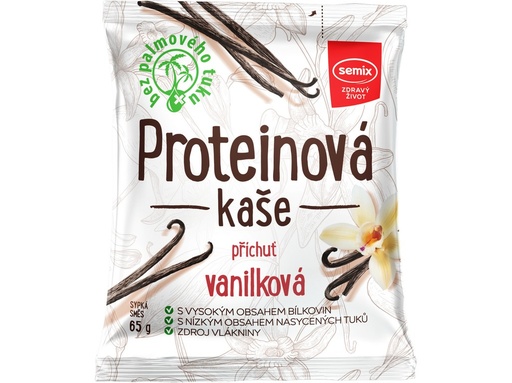 [SEMSMART13470] Proteínová kaša vanilková 65 g SEMIX