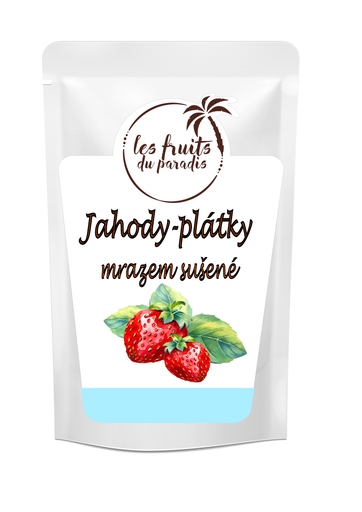 [888-1] Lyofilizované plátky jahôd 100 g LES FRUITS DU PARADIS