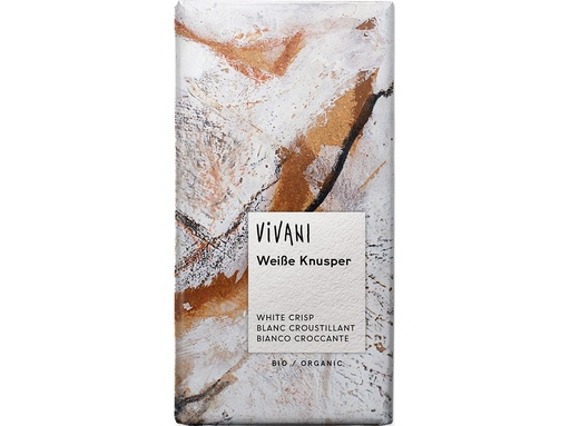 [BSMART4216] Biela chrumkavá čokoláda BIO 100 g VIVANI
