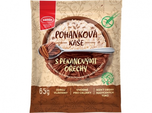 [SEM13457] Pohánková kaša s pekanovými orechmi 65g, SEMIX 65 g SEMIX