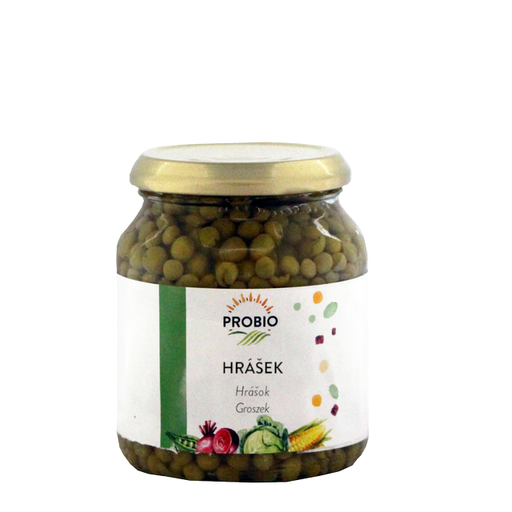 [P01] Sterilizovaný hrášok BIO 350 g PROBIO