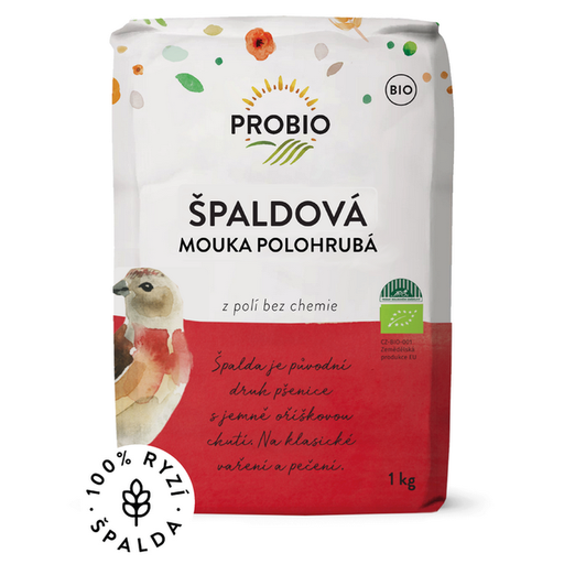 [PSMART8431] Polohrubá špaldová múka BIO 1 kg PROBIO