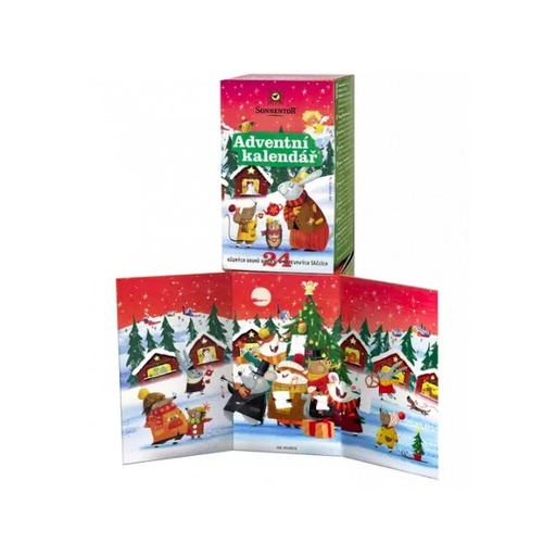 [SON02636] Adventný kalendár 24 rôznych druhov čaju BIO 39 g SONNENTOR