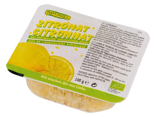 [B13890] Kandizovaná citrónová kôra RAPUNZEL 100 g RAPUNZEL