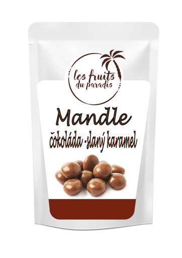 [315-1] Mandle v čokoláde so slaným karamelom 1 kg LES FRUITS DU PARADIS