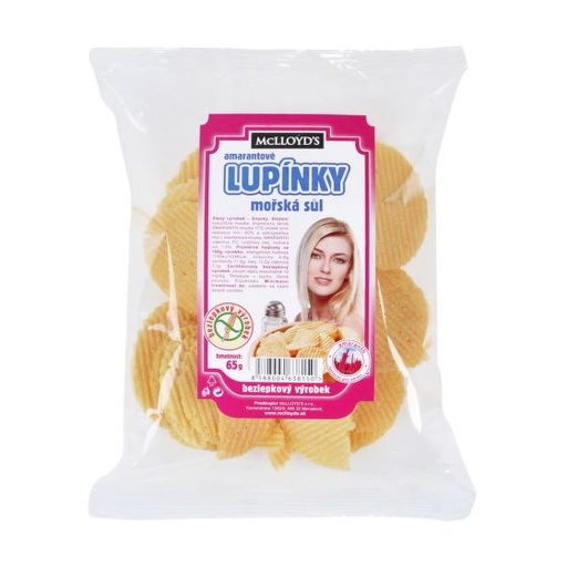 [VP001171] Lupínky bezl.-mořská sůl 65g, MCLLOYD´S 65 g