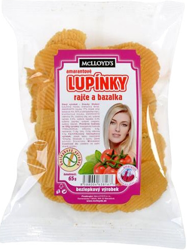 [VP5719] Lupínky bezl.-rajče,bazalka 65g, MCLLOYD´S 65 g