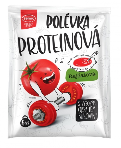 [SEMSMART14554] Proteínová paradajková polievka 55 g SEMIX