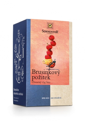 [SON00584] Brusnicový pôžitok ovocný čaj BIO 50 g SONNENTOR