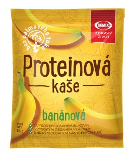 [SEM01103] Proteínová kaša banánová 65g, SEMIX 65 g SEMIX