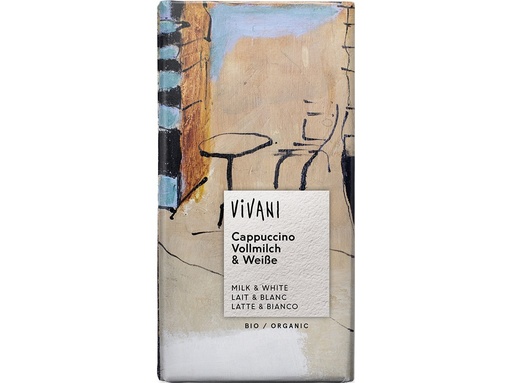 [BSMART4221] BIO čokoláda cappuccino 100 g VIVANI
