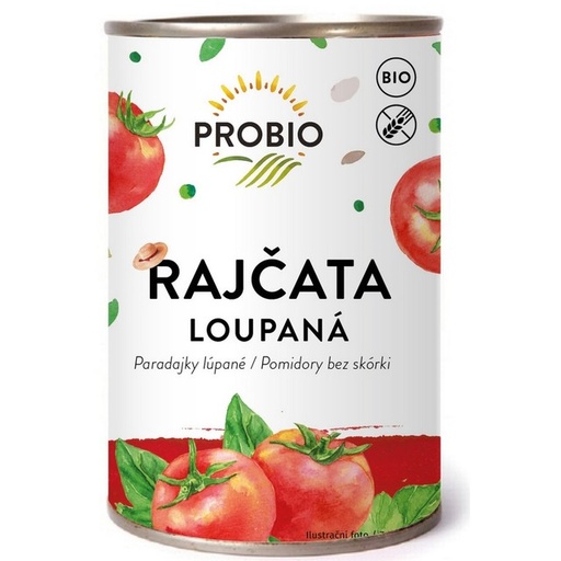 [PRO906508] Lúpané paradajky, sterilizované BIO 400 g PROBIO